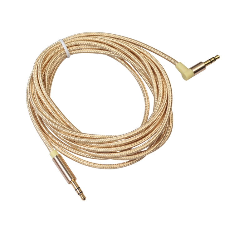 AV01 3.5mm Male to Male Elbow Audio Cable, Length: 3m