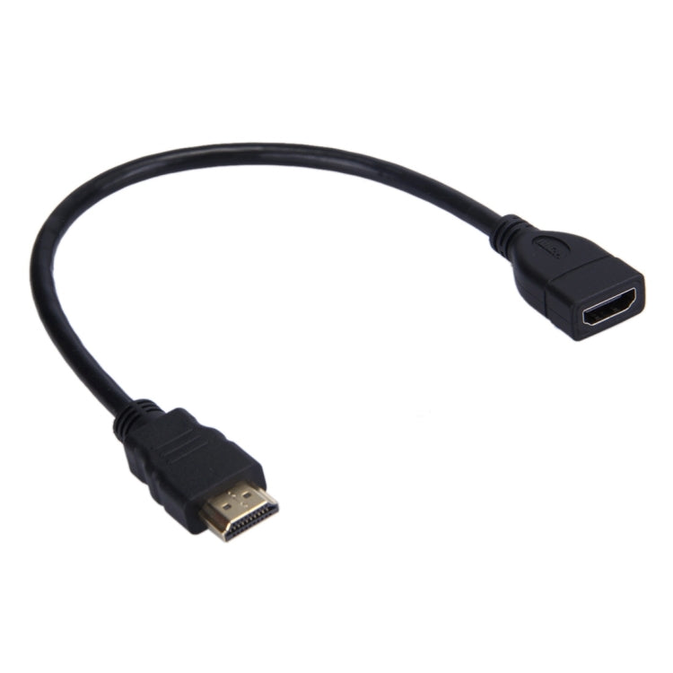 30cm High Speed HDMI 19 Pin Male to HDMI 19 Pin Female Adapter Cable