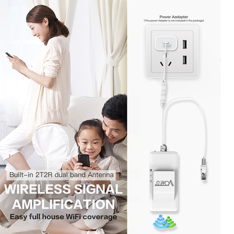 VONETS VAP11AC 5G / 2.4G Mini Wireless Bridge with Fan Version 300Mbps + 900Mbps WiFi Repeater, Support Video Surveillance & Control