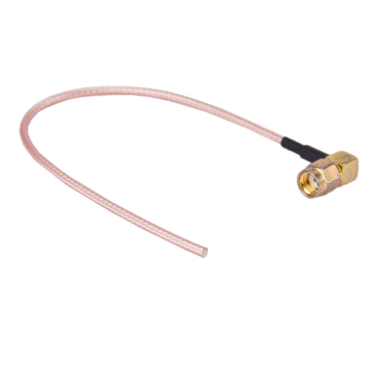 RP-SMA Male Nut Bulkhead Pigtail 2.5mm Cable, Length: 20cm