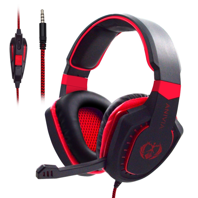 SADES AH-28 3.5mm Plug Wire-controlled Noise Reduction E-sports Gaming Headset with Retractable Microphone, Cable Length: 2m