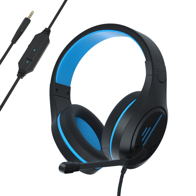 SADES MH601 3.5mm Plug Wire-controlled Noise Reduction E-sports Gaming Headset with Retractable Microphone, Cable Length: 2.2m