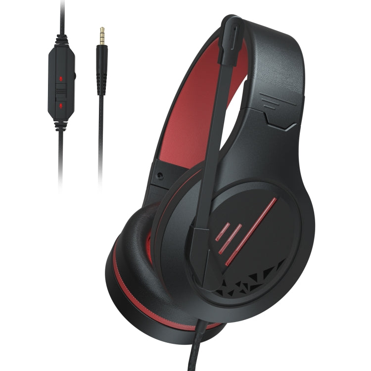 SADES MH601 3.5mm Plug Wire-controlled Noise Reduction E-sports Gaming Headset with Retractable Microphone, Cable Length: 2.2m