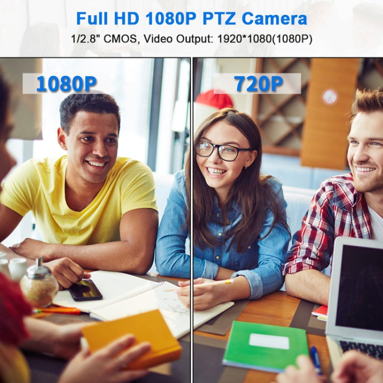 YANS YS-H110UH USB HD 1080P 10X Zoom Wide-Angle Video Conference Camera with Remote Control