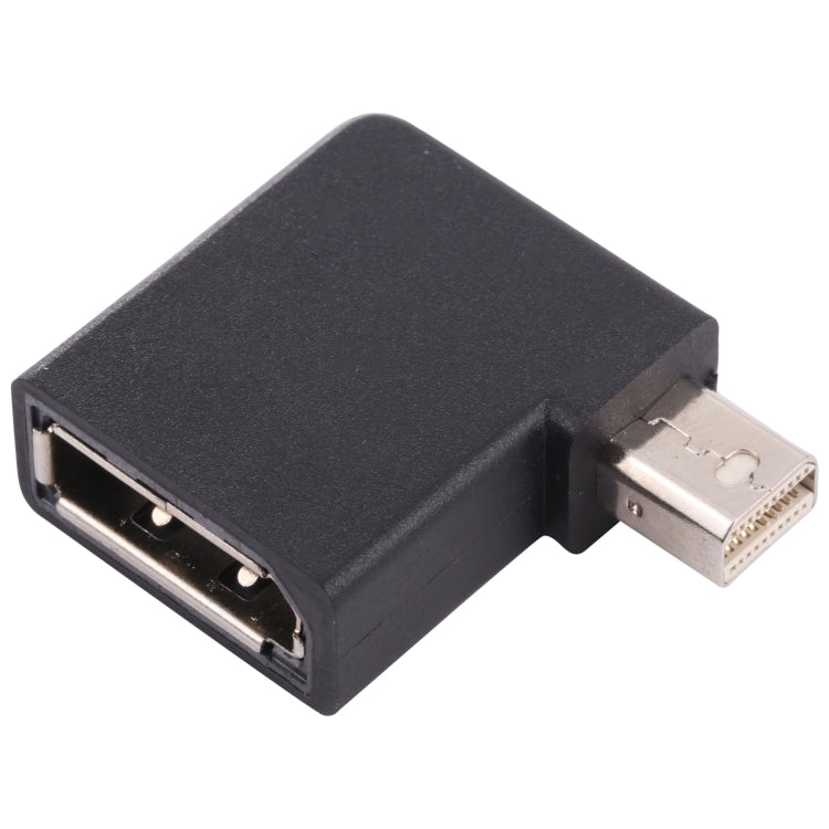 8K Mini DisplayPort Male to DisplayPort Female Elbow Adapter