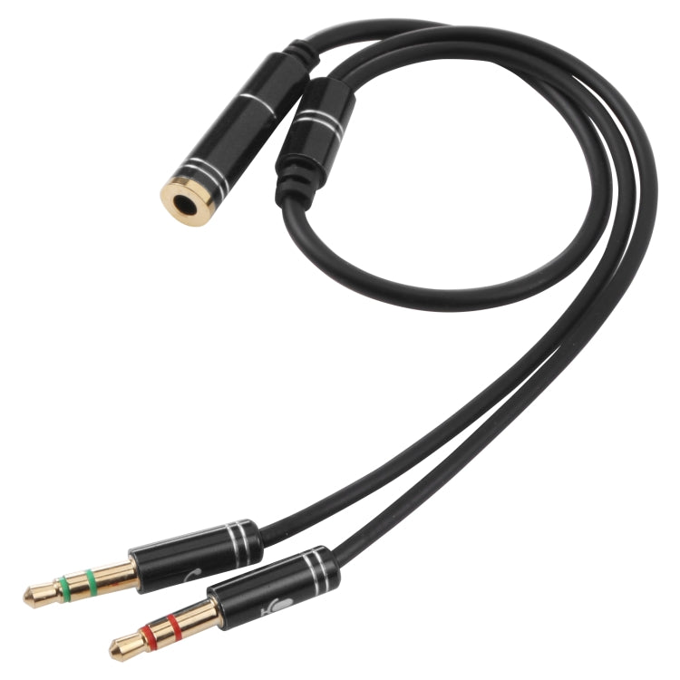 3.5mm Female to 2 x 3.5mm Male Adapter Cable