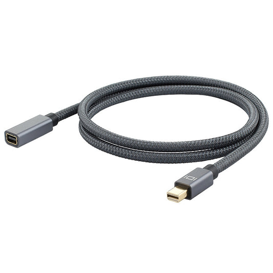 OD6.5mm Mini DP Male to Female DisplayPort Cable