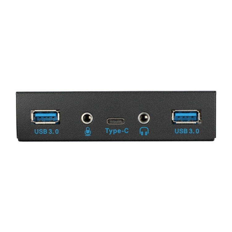 2 x USB 3.0 + HD Audio + USB-C / Type-C Floppy Drive Front Panel