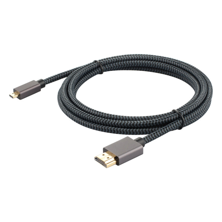 ULT-unite Gold-plated Head HDMI Male to Micro HDMI Male Nylon Braided Cable, Cable Length: 1.2m