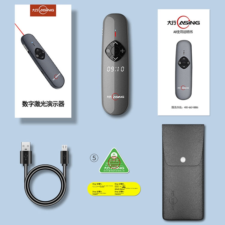 ASiNG A8 128GB Green Laser PPT Page Turning Pen Wireless Presenter