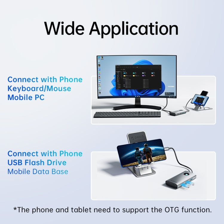 ORICO PW11-5P Type-C / USB-C 5-in-1 5Gbps Multifunction Docking Station