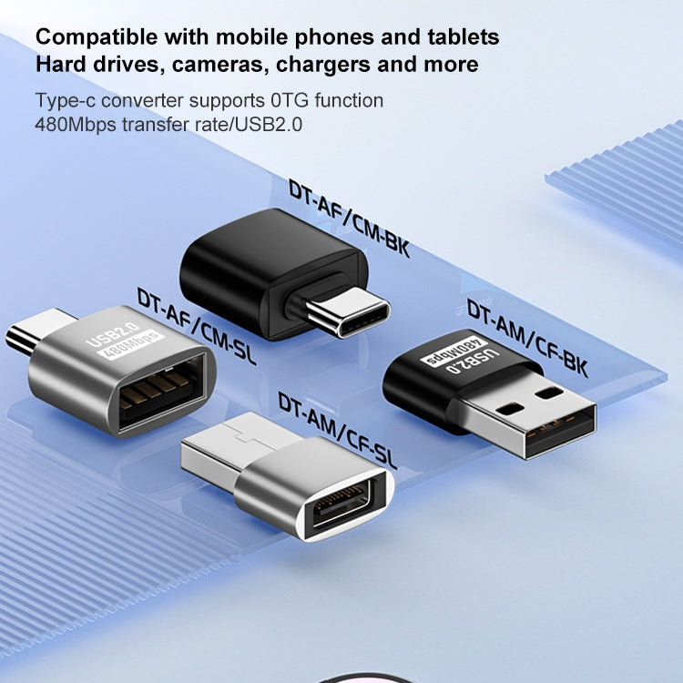 USB 2.0 Female to Type-C Male Adapter