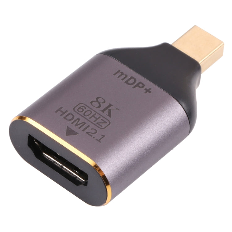 8K 60Hz HDMI 2.1 Female to Mini DP Male Adapter