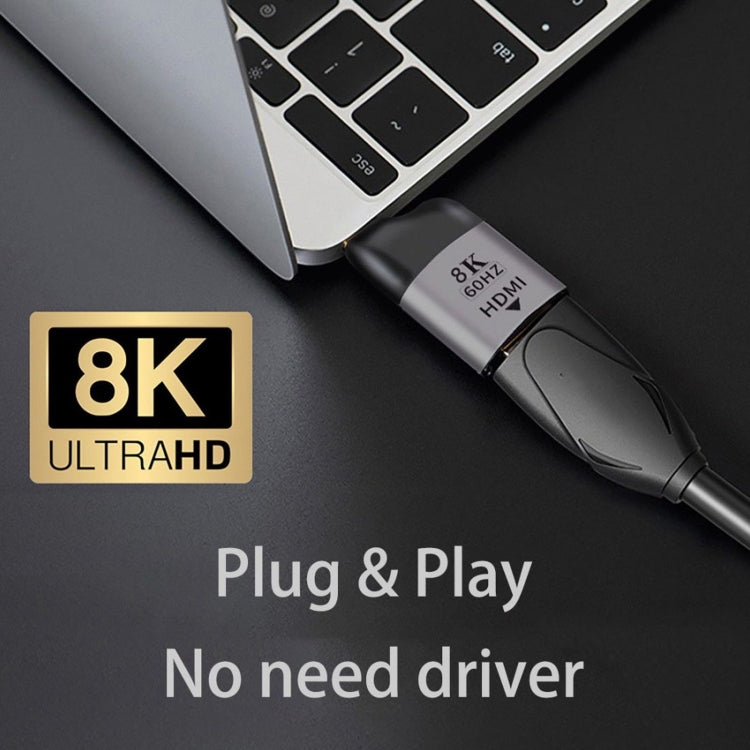 8K 60Hz HDMI Female to USB-C / Type-C Male Adapter