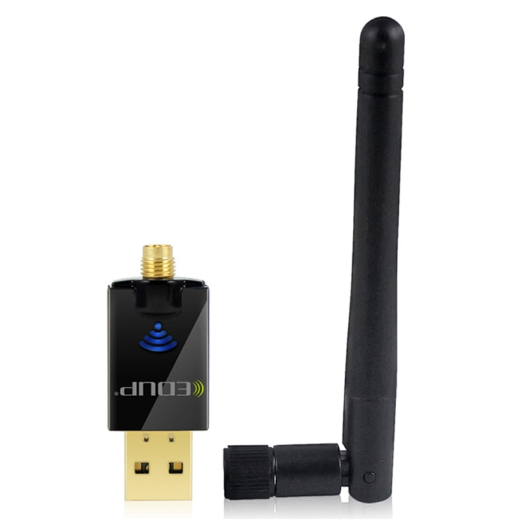 EDUP EP-DB1607 600Mbps 2.4GHz & 5GHz Dual Band Wireless Wifi USB 2.0 Ethernet Adapter Network Card