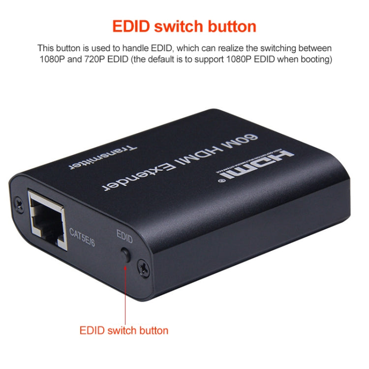 BOWU BW-HE60U 60m HDMI to RJ45 Network Extender