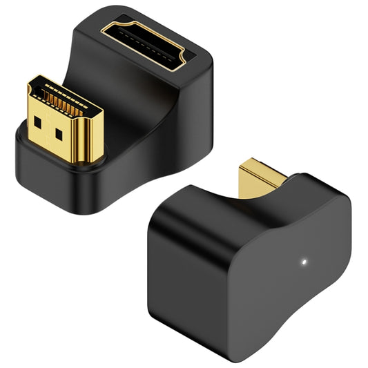 A8K-16 8K HDMI Male to HDMI Female U-bend Adapter