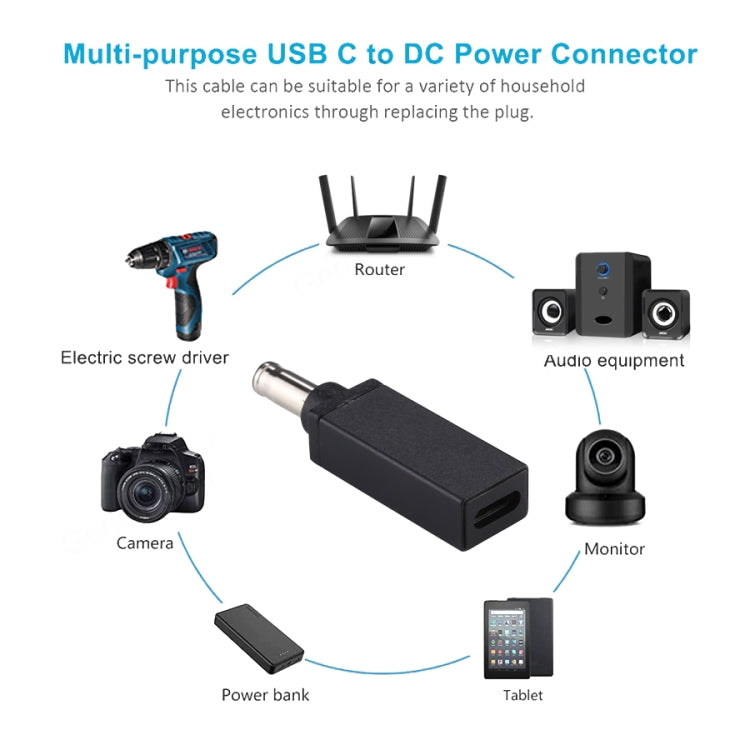 PD 18.5V-20V 5.5x1.0mm Male Adapter Connector