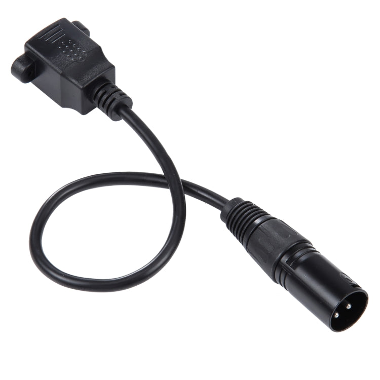 3-pin XLR Male to RJ45 Female Ethernet LAN Network Extension Cable, Cable Length: 30cm