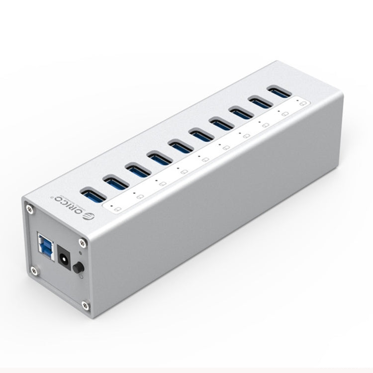 ORICO A3H10 Aluminum High Speed 10 Ports USB 3.0 HUB with Power Adapter for Laptops