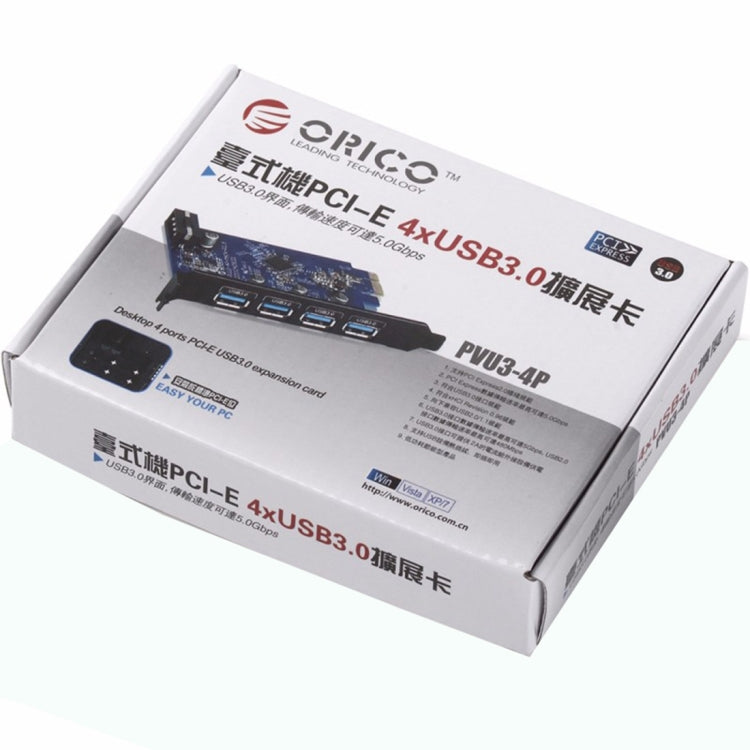 ORICO PVU3-4P 4 Ports USB3.0 PCI Express Card for Desktop