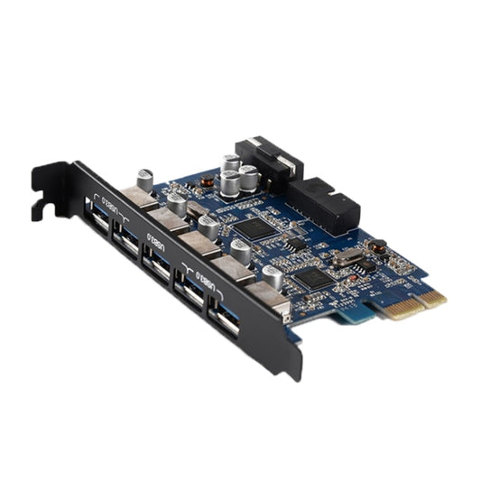 ORICO PVU3-5O2I USB3.0 * 5 + 20Pin Slot * 1 PCI Express Card for Desktop, 5Gbps Superspeed Data Transmission