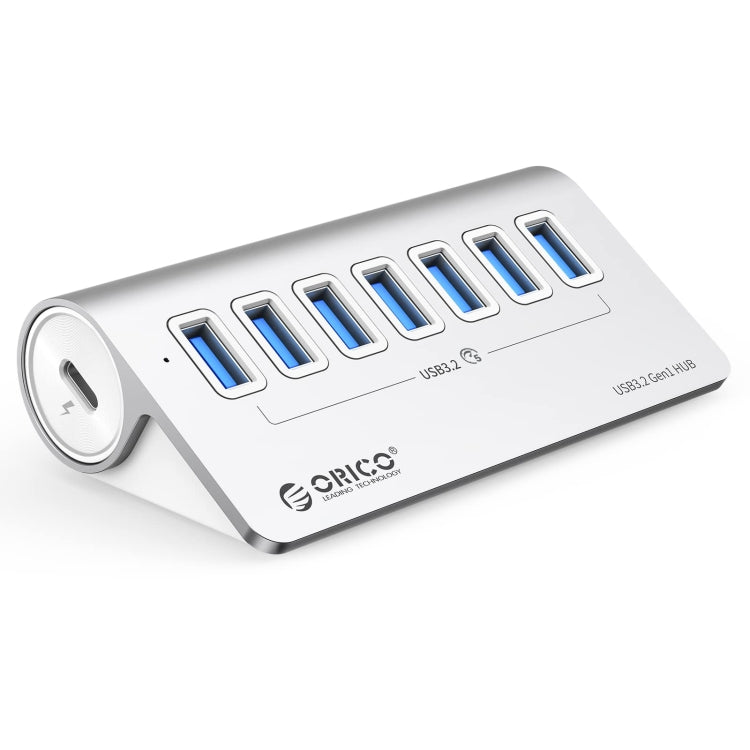 ORICO M3U7 Aluminum Alloy 7-Port USB 3.2 Gen1 5Gbps HUB with 1m Cable