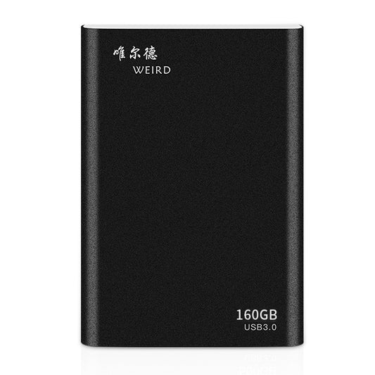 WEIRD 160GB 2.5 inch USB 3.0 High-speed Transmission Metal Shell Ultra-thin Light Mobile Hard Disk Drive