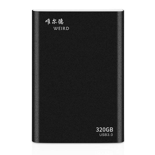 WEIRD 320GB 2.5 inch USB 3.0 High-speed Transmission Metal Shell Ultra-thin Light Mobile Hard Disk Drive