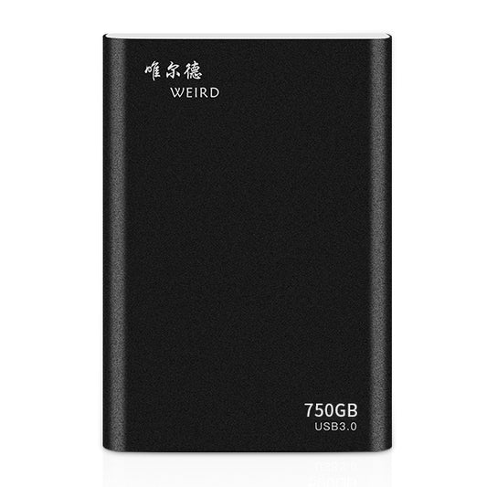 WEIRD 750GB 2.5 inch USB 3.0 High-speed Transmission Metal Shell Ultra-thin Light Mobile Hard Disk Drive