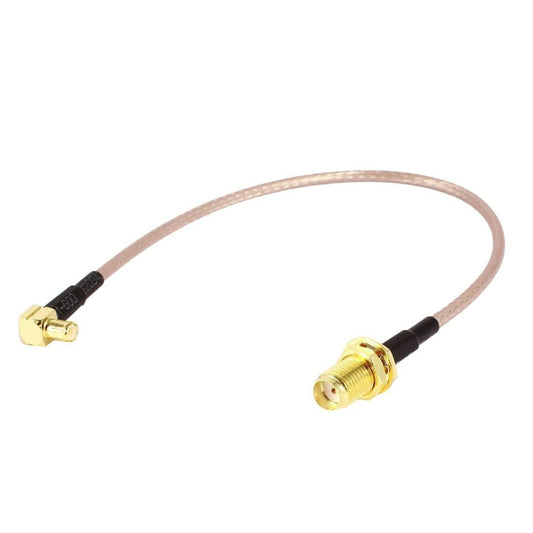 15cm SMA Female to MCX Male Right Angle Adapter RF Coaxial Coax RG316 Cable