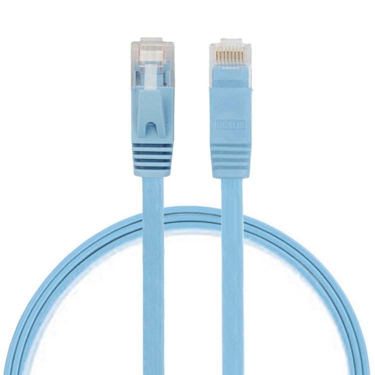 0.5m CAT6 Ultra-thin Flat Ethernet Network LAN Cable, Patch Lead RJ45