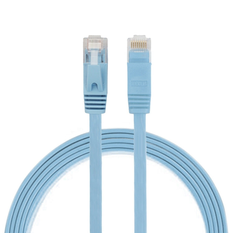 1m CAT6 Ultra-thin Flat Ethernet Network LAN Cable, Patch Lead RJ45