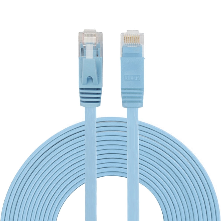 5m CAT6 Ultra-thin Flat Ethernet Network LAN Cable, Patch Lead RJ45