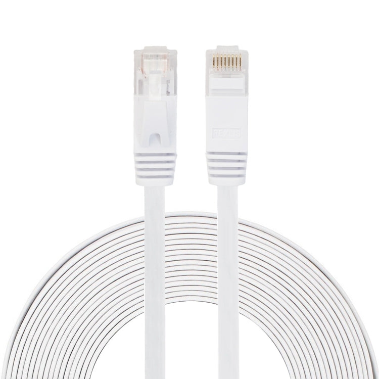 8m CAT6 Ultra-thin Flat Ethernet Network LAN Cable, Patch Lead RJ45