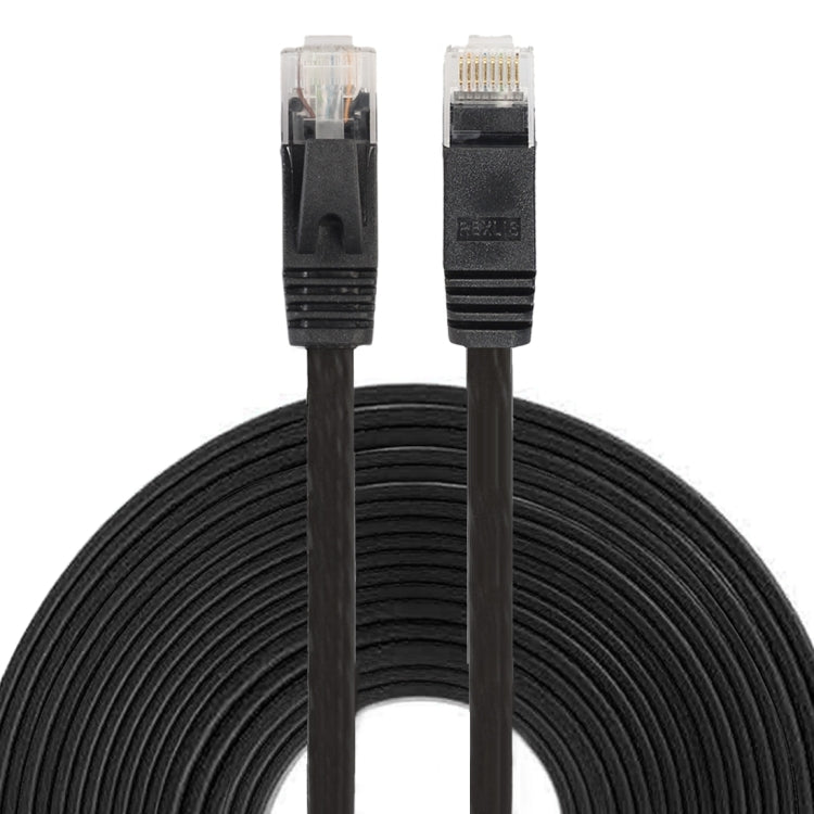 10m CAT6 Ultra-thin Flat Ethernet Network LAN Cable, Patch Lead RJ45