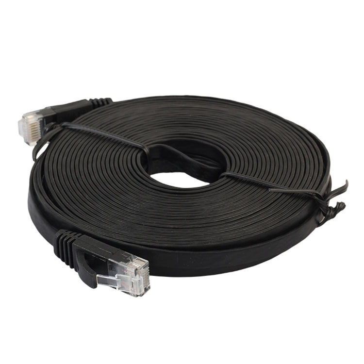 15m CAT6 Ultra-thin Flat Ethernet Network LAN Cable, Patch Lead RJ45