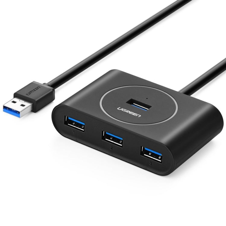 UGREEN Portable Super Speed 4 Ports USB 3.0 HUB Cable Adapter, Not Support OTG, Cable Length: 1m