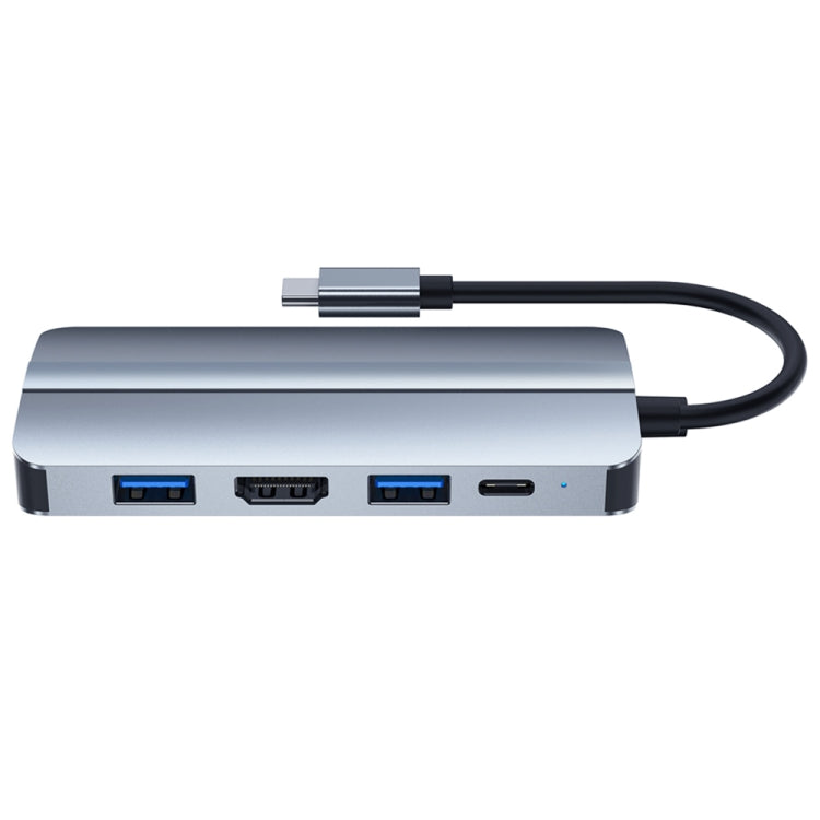 BYL-2109 5 in 1 USB-C / Type-C to USB Multifunctional Docking Station HUB Adapter