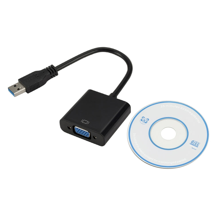 External Graphics Card Converter Cable USB3.0 to VGA, Resolution: 1080P