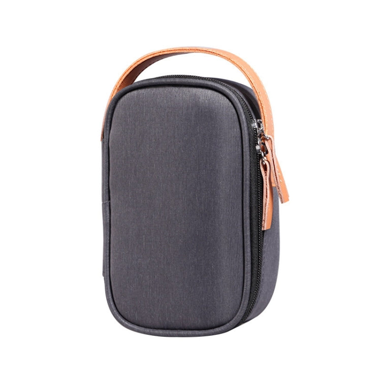 Multi-function Headphone Charger Data Cable Storage Bag, Ultra Fiber Portable Power Pack, Size: S, 11x5.5x18cm