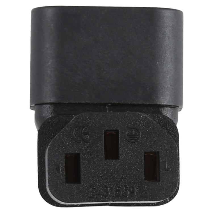 C13 to C14 Elbow (Up) AC Power Plug Adapter Converter Socket