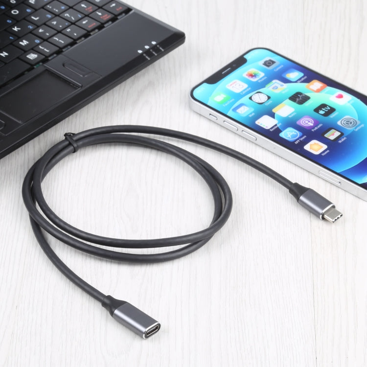 USB-C / Type-C Male to USB-C / Type-C Female Adapter Cable, Cable Length: 1m