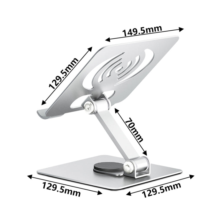 L-13 Aluminum Alloy Foldable Rotating Laptop/Tablet Stand