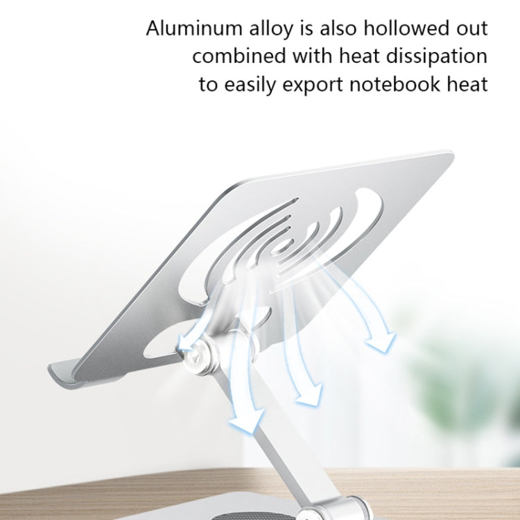 L-13 Aluminum Alloy Foldable Rotating Laptop/Tablet Stand