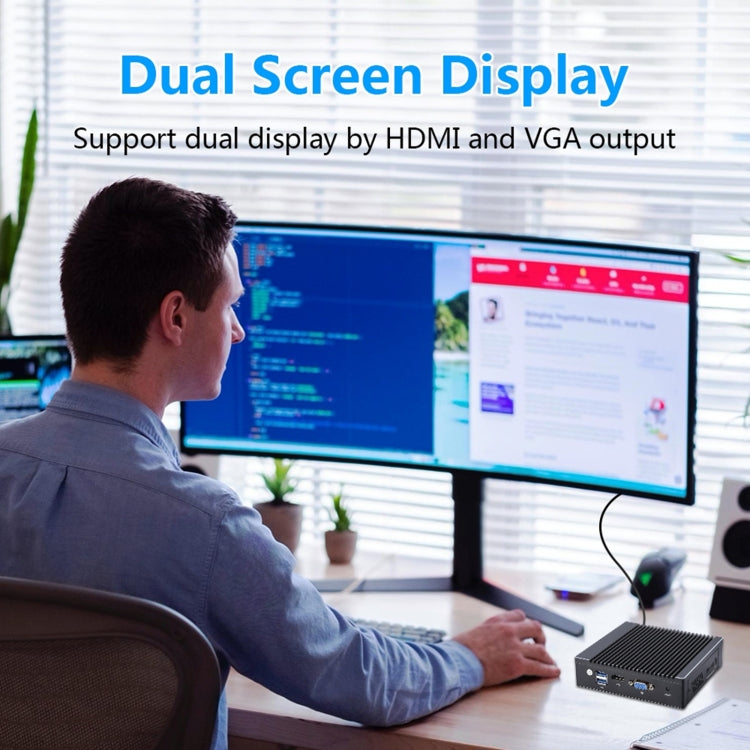 K660G4 Windows and Linux System Mini PC without Memory & SSD & WiFi, Intel Celeron Processor N2840 Quad-Core 2M Cache,1.83GHz, up to 2.25GHz