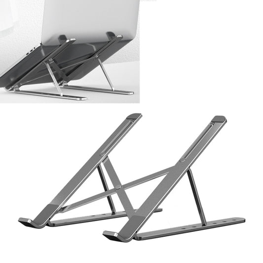 Portable Adjustable Laptop Stand Desktop Lifting Height Increase Rack Folding Heat Dissipation Holder, Style: Ordinary