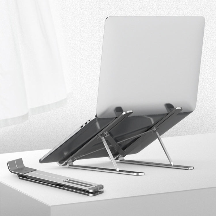 Portable Adjustable Laptop Stand Desktop Lifting Height Increase Rack Folding Heat Dissipation Holder, Style: Ordinary