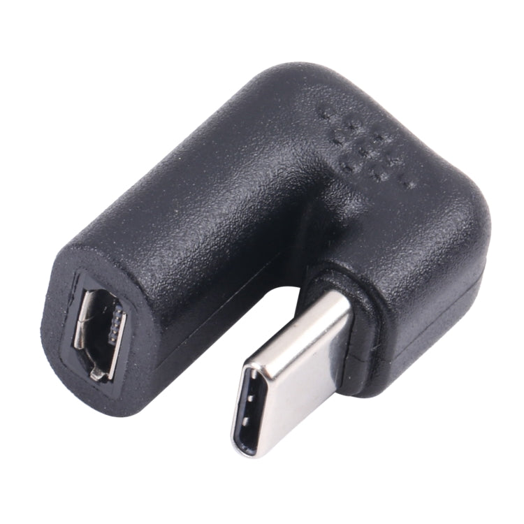 U-shaped USB-C / Type-C Male to Micro USB Female Adapter