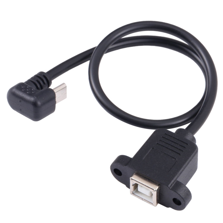 Micro USB Male to B-type Square Print Port Female Connector Cable